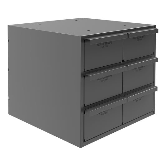 6 Drawers (Vertical), 11-5/8" Deep, Gray
