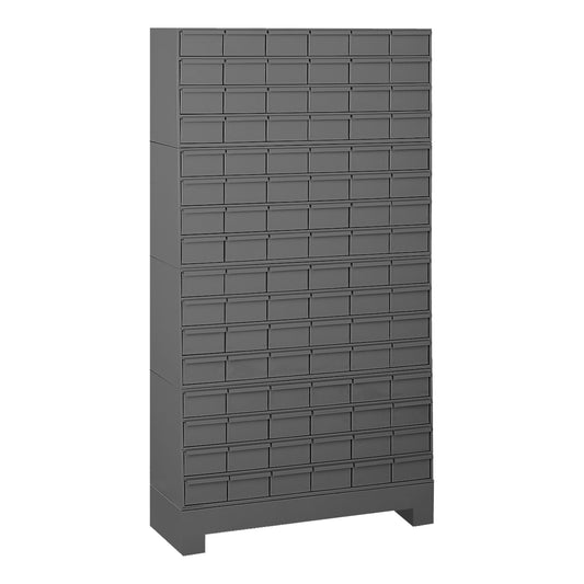 96 Drawer Unit with Base, Gray