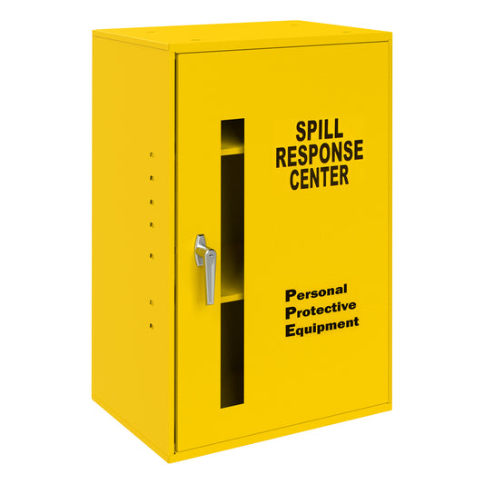 Spill Control/Respirator Cabinet, Yellow