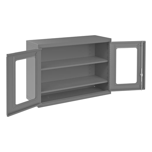 Wall Mounted Storage Cabinet, 2 Shelves