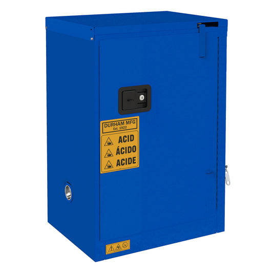 Corrosive Storage, 12 Gallon, Self Close