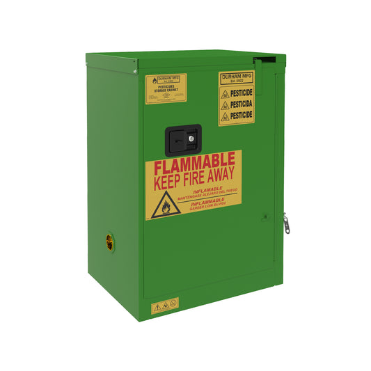 Pesticide Storage, 12 Gallon, Self Close