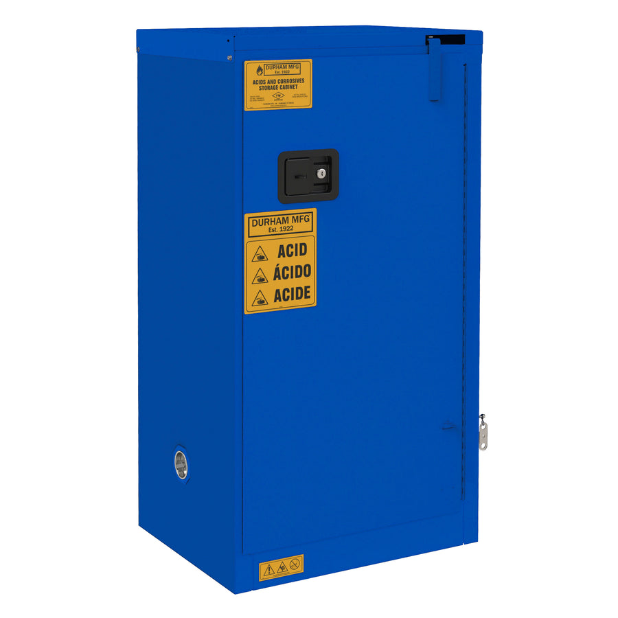 Corrosive Storage, 16 Gallon, Self Close