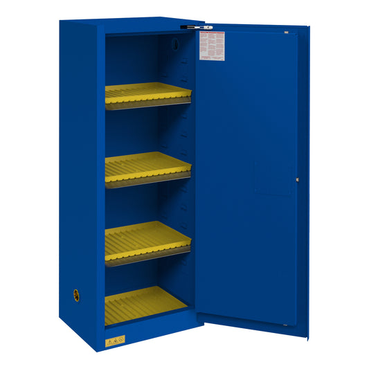 Corrosive Storage, 24 Gallon, Self Close
