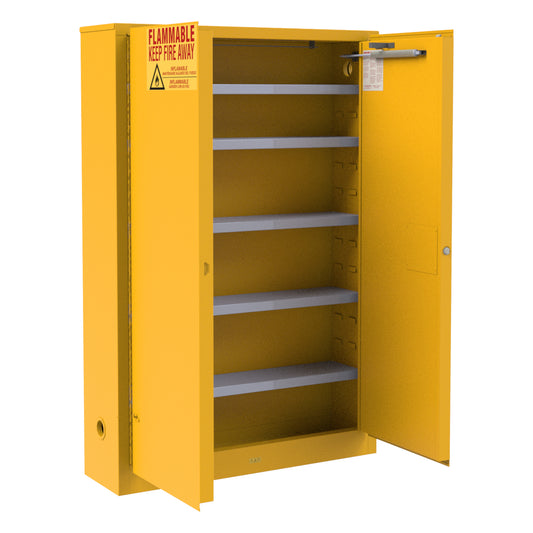 Flammable Storage, 30 Gallon, Self Close