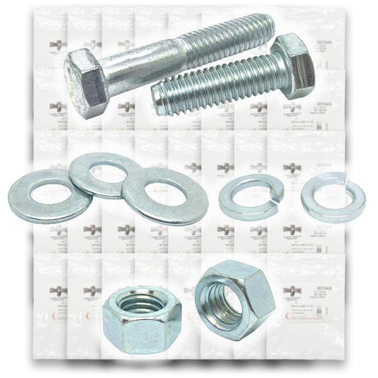 Inch Grade 5 Hex Cap Screws, Hex Nuts, Flat & Lock Washers - 2011 PCS