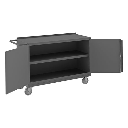 Mobile Bench Cabinet, 1 Shelf, 2 Door