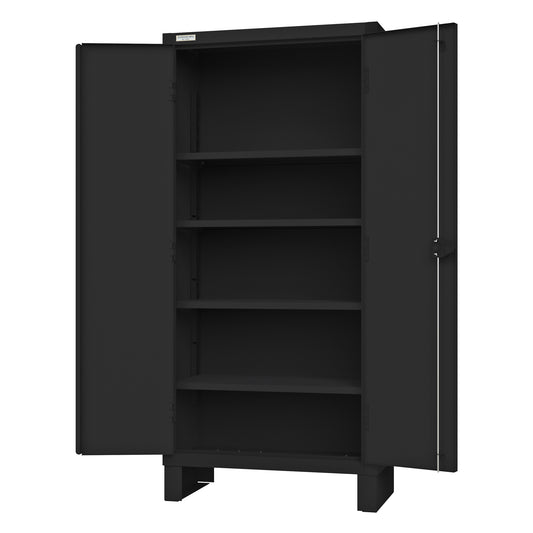 Cabinet, 4 Shelves, black
