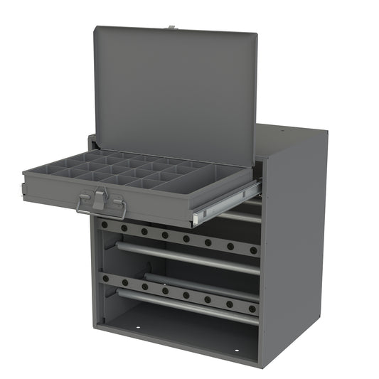 Wire and Terminal Storage Cabinet, Gray