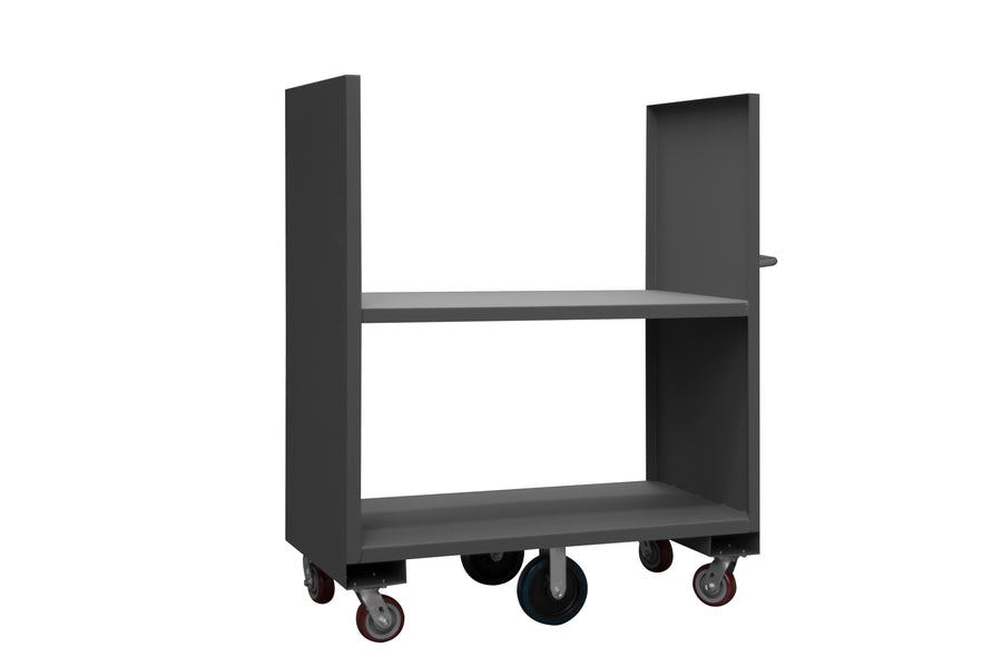 2 Sided Solid Stock Truck, 2 Shelves