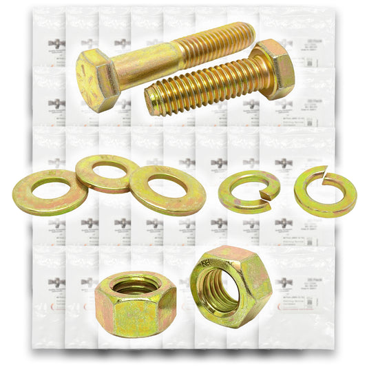 Inch Grade 8 Fine Hex Cap Screws, Hex Nuts, Flat & Lock Washers - 2011 PCS