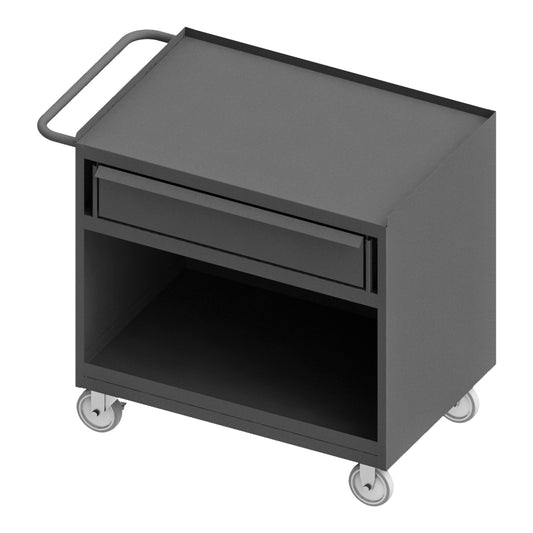 Mobile Bench Cabinet, 1 Drawer, Steel