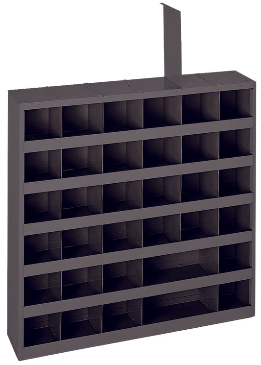 Open Bin, 36 Adjustable Compartments