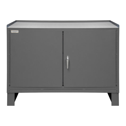 Stationary Workstation, 2 Shelf, 2 Doors