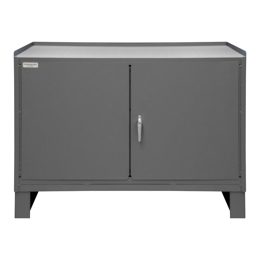 Stationary Workstation, 2 Shelf, 2 Doors