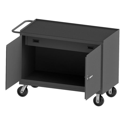 Mobile Bench Cabinet, 1 Drawer, Mat