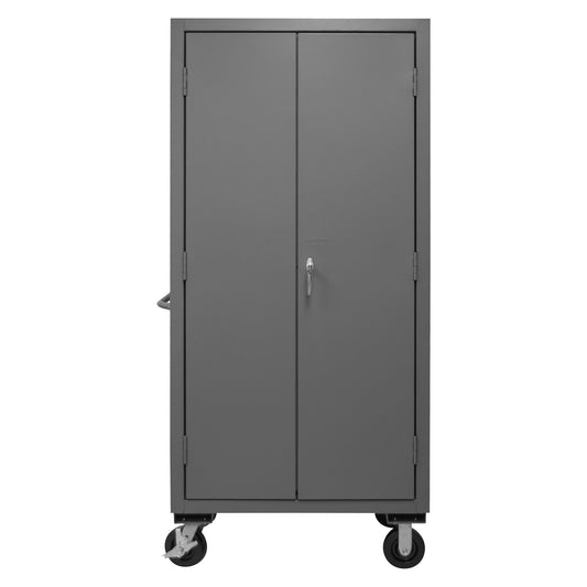 Mobile Cabinet, 30 Blue Bins