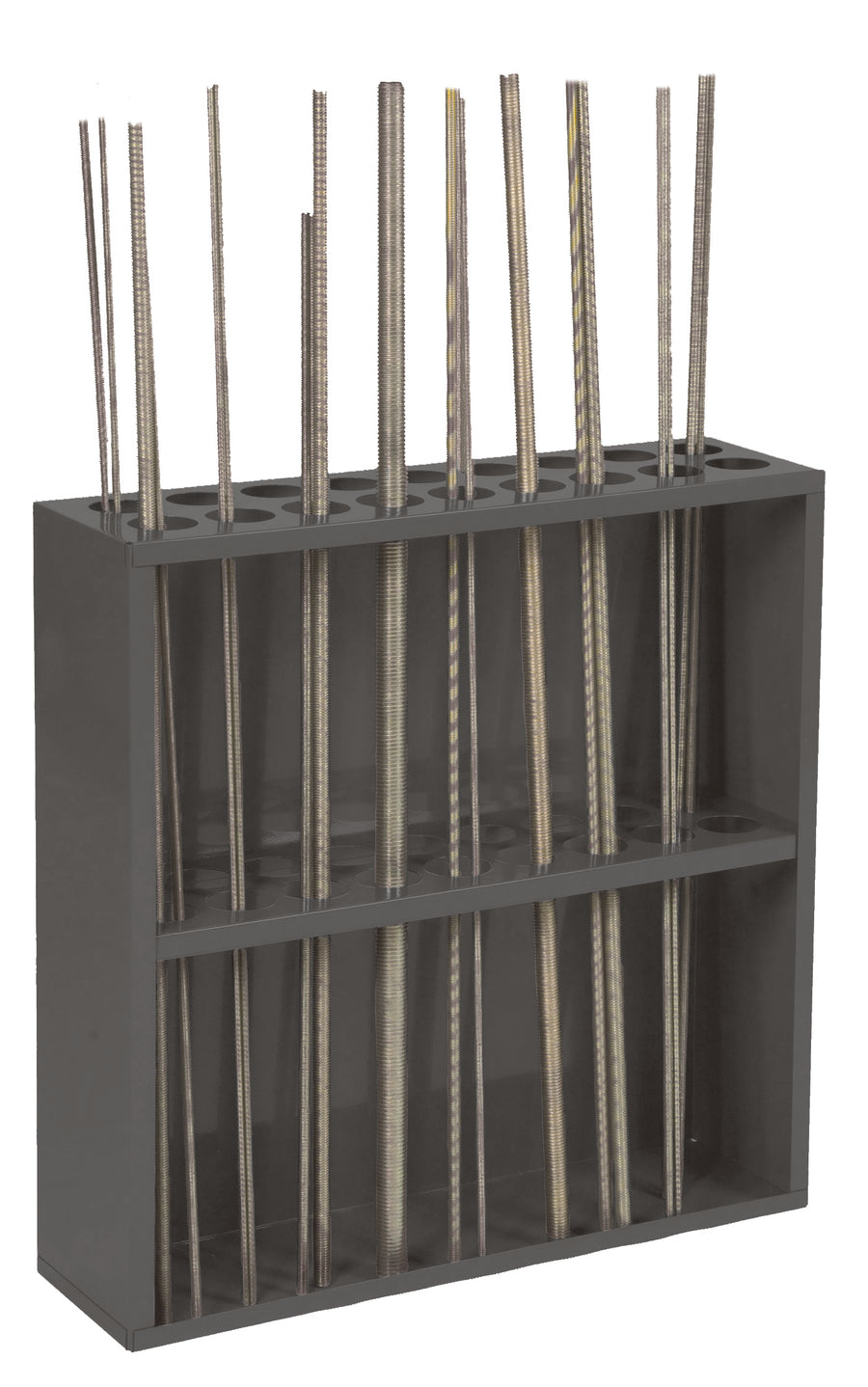 Threaded Rod Rack, Gray