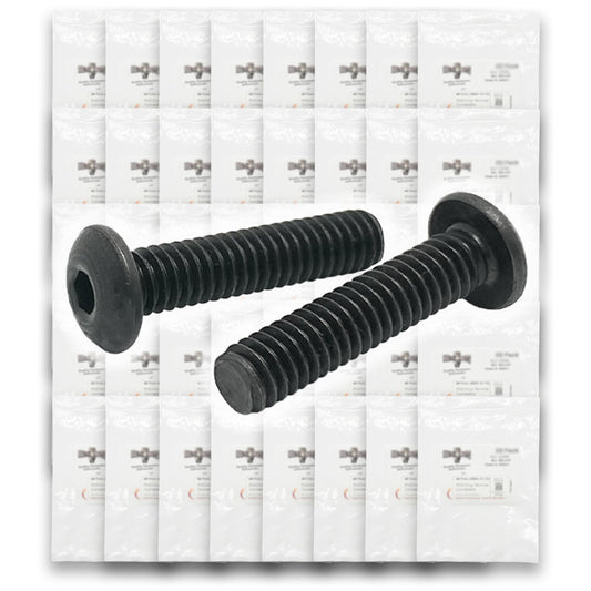 Metric 12.9 Alloy Allen Button Head Socket Cap Screws Bolts Black Oxide Assortment - 904 PCS