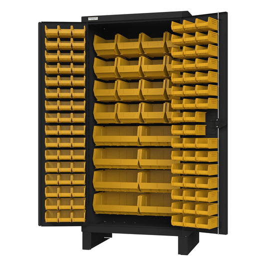 Cabinet, 120 Yellow Bins