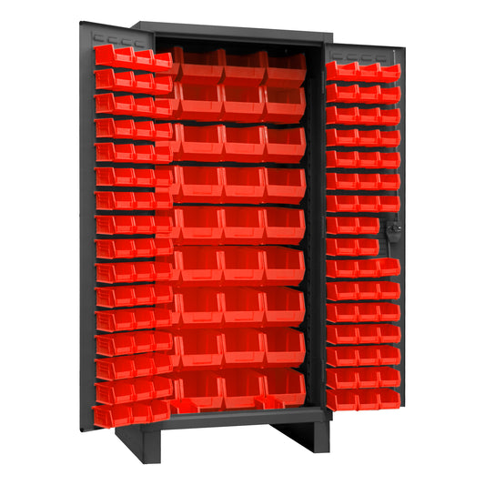 Cabinet, 132 Red Bins