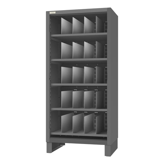 Cabinet, 5 Shelves, 36 x 24 x 78, Gray