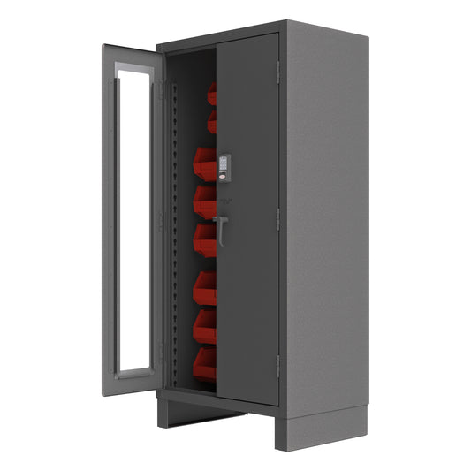 Access Control Cabinet, 30 Red Bins