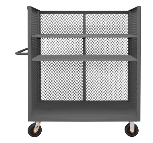 3 Sided Mesh Truck, 3 Shelves