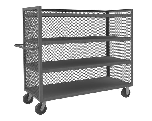 3 Sided Mesh Truck, 4 Shelves