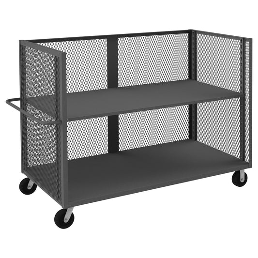3 Sided Mesh Truck, 1 Adjustable Shelf