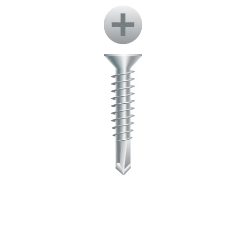 #8 Strong-Point Flat Head 8-18 x 1-1/2, PH, 410 Stainless Steel