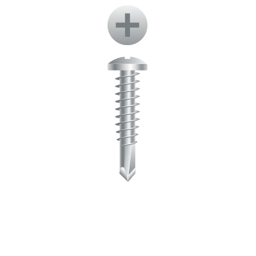 #8 Strong-Point Pan Head 8-18 x 1/2, PH, 410 Stainless Steel