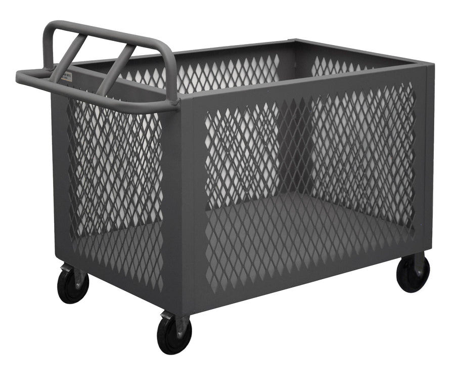 4 Sided Mesh Box Truck, Tubular Handle