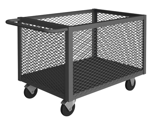 4 Sided Mesh Box Truck, Tubular Handle