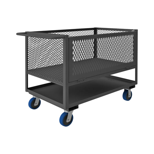 4 Sided Mesh Box Truck, Drop Gate