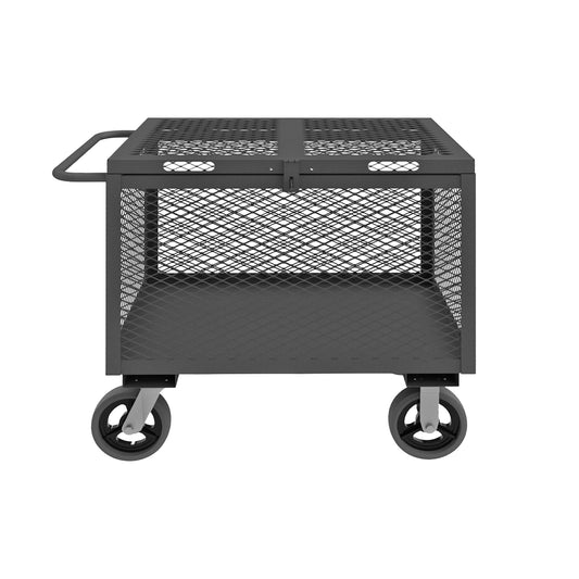 4 Sided Mesh Box Truck, Hinged Cover