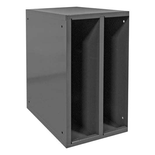 Hose Cabinet, 2 Openings, Gray