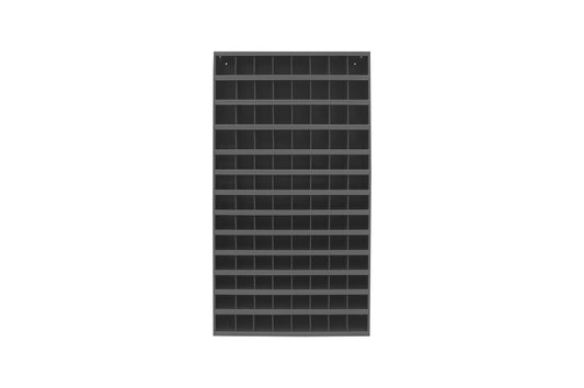 12" Deep, Tall 104 Opening Bin, Gray