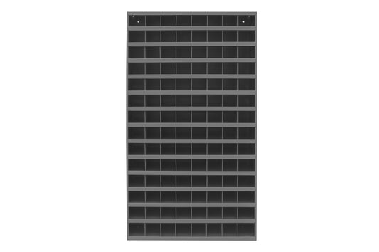 12" Deep, Tall 112 Opening Bin, Gray