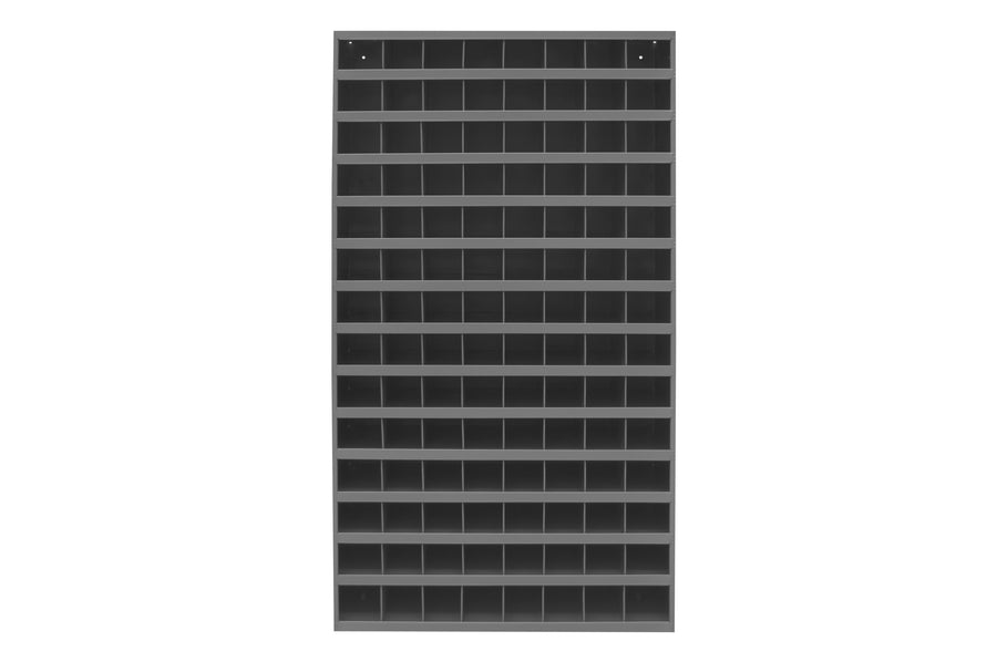 12" Deep, Tall 112 Opening Bin, Gray