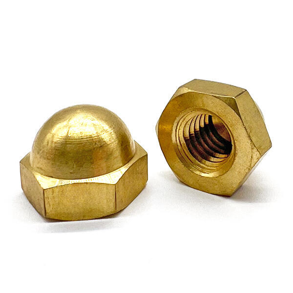 #8-32 Brass Acorn Nuts