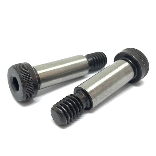 M6 x 50MM x M5-0.8 Allen Socket Alloy Shoulder Bolts Black Oxide