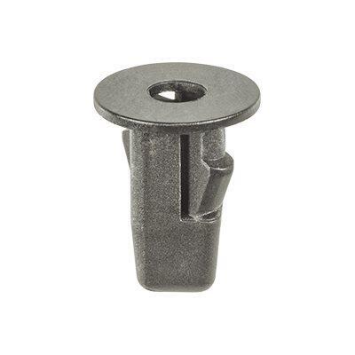 #12 (5.5mm) Black Nylon Grommet, 8mm Square Hole, 18mm Stem, 16mm Head