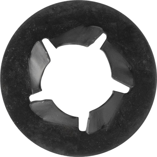 1/4"-20 Flat 5 Prong Push-On Bolt Retainer, Phosphate & Oil