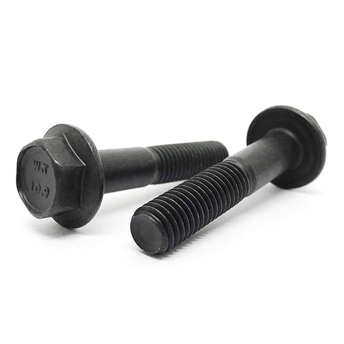 M6-1.0x45 Class 10.9 Hex Flange Bolts Phos & Oil