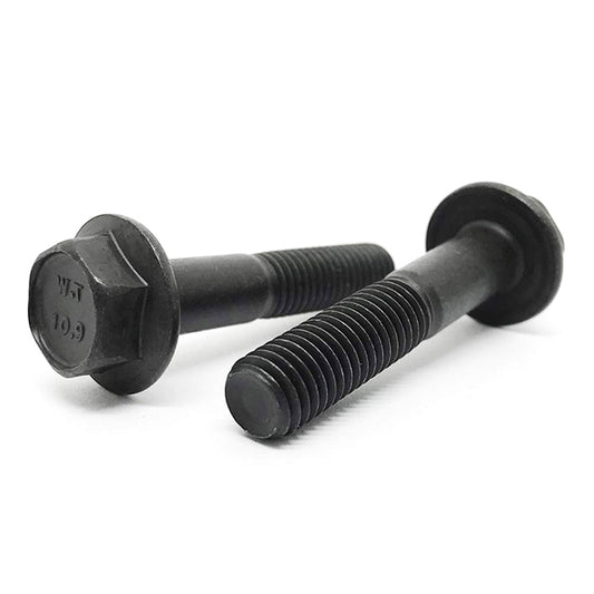 M8-1.25x60 Class 10.9 Hex Flange Bolts Phos & Oil