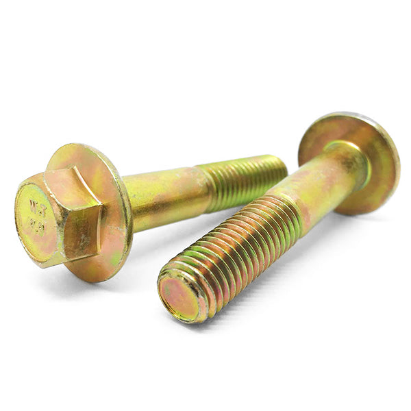 M8-1.25x80 Class 8.8 Hex Flange Bolts Zinc Yellow
