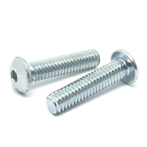 M4-0.7x10 Class 12.9 Alloy Button Socket Head Cap Screws Zinc
