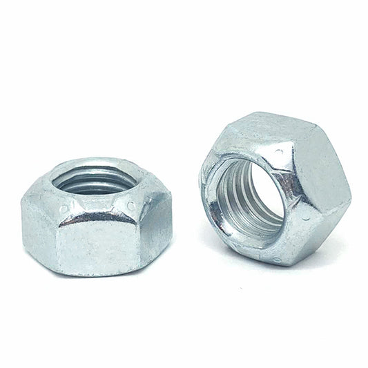 1"-8 Grade 8 Hex Prevailing Torque Top Lock Nuts Zinc