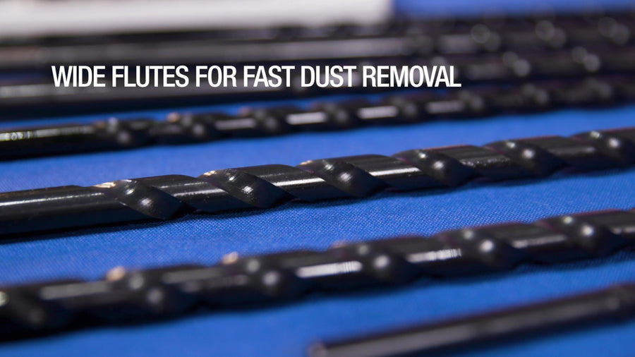 3/8" x 6" 1/4" Shank Carbide Tipped Masonry Drill Bit